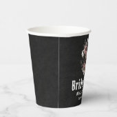 Halloween Bloemenskelet Bruid of Sterf Bruidsmeube Papieren Bekers (Rechts)