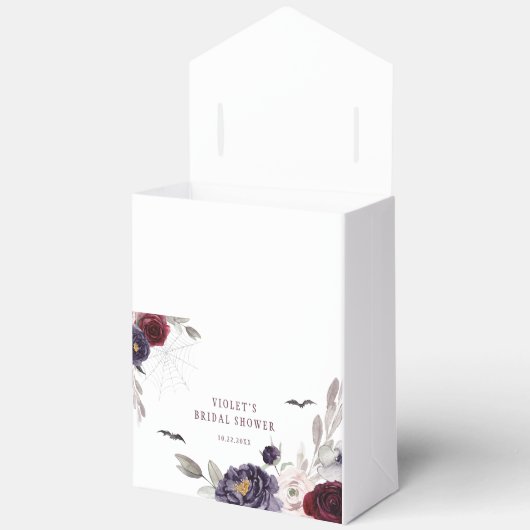 Halloween Bloemig Bruidsdiner Bedankdoosjes (Open)