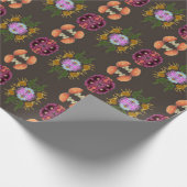 halloween bloemkool cadeaupapier (Hoek)