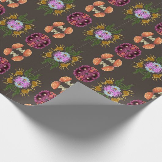 halloween bloemkool cadeaupapier (Hoek)