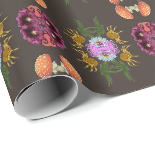 halloween bloemkool cadeaupapier (Rol Hoek)