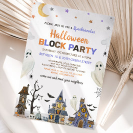 Halloween Blokfeest Kaart