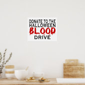 Halloween Blood Drive Poster (Keuken)