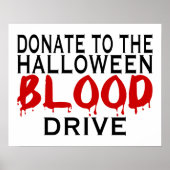 Halloween Blood Drive Poster (Voorkant)