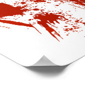 Halloween Blood Hands Costume Zombie Outfit Poster (Hoek)