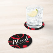 Halloween Blood Red Wine Stain Onderzetter (Insitu)