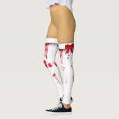 Halloween Blood Splattered Nurse Stockings Leggings (Links)