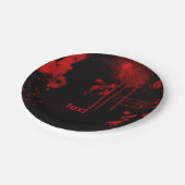 Halloween Blood Spletters Kostuumfeest Papieren Bordje (Gekanteld)