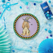 Halloween Bloodhound Papieren Bordje (Feest)