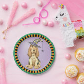 Halloween Bloodhound Papieren Bordje (Feest)