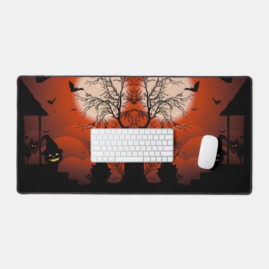 Halloween Bloody Moonlight Nightmare Bureaumat (Keyboard & Muis)