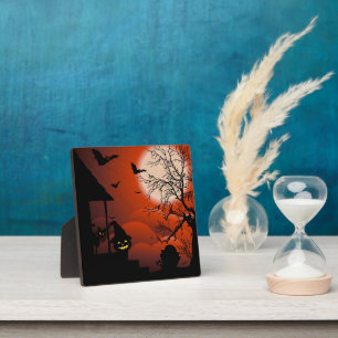 Halloween Bloody Moonlight Nightmare Fotoplaat
