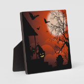 Halloween Bloody Moonlight Nightmare Fotoplaat (Voorkant)