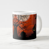 Halloween Bloody Moonlight Nightmare Grote Koffiekop (Voorkant rechts)