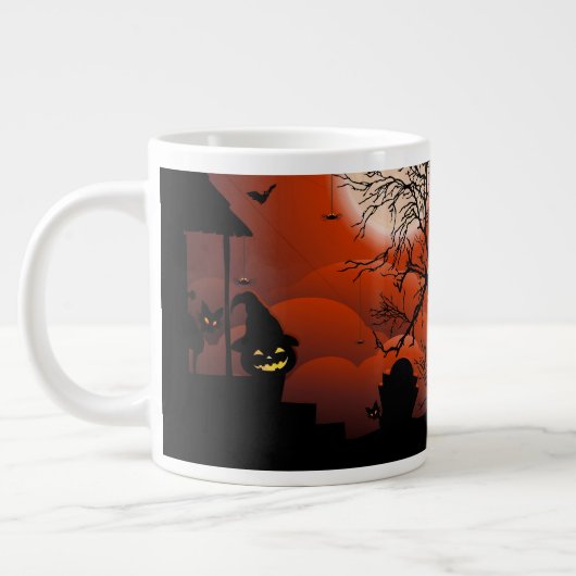 Halloween Bloody Moonlight Nightmare Grote Koffiekop (Links)