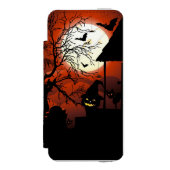 Halloween Bloody Moonlight Nightmare Incipio iPhone Portemonnee Hoesje (Voorkant Agenda)