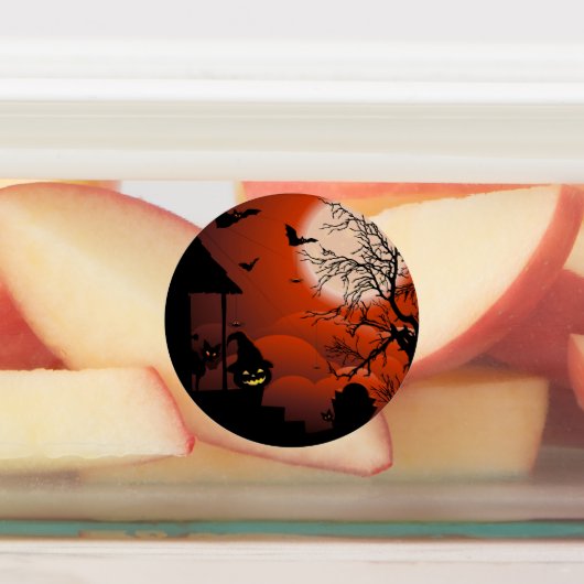 Halloween Bloody Moonlight Nightmare Labels (Aangebracht)