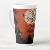 Halloween Bloody Moonlight Nightmare Latte Mok (Linkerhoek)