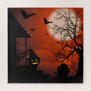 Halloween Bloody Moonlight Nightmare Legpuzzel