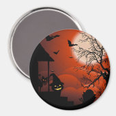 Halloween Bloody Moonlight Nightmare Magneet (Voorkant / Achterkant)