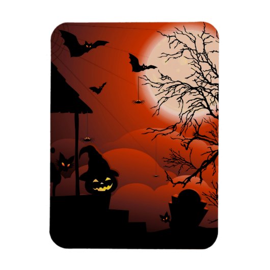 Halloween Bloody Moonlight Nightmare Magneet (Verticaal)