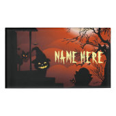 Halloween Bloody Moonlight Nightmare Naambadge (Voorkant)