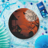 Halloween Bloody Moonlight Nightmare Papieren Bordje (Feest)