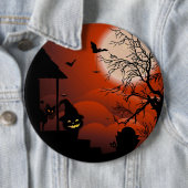 Halloween Bloody Moonlight Nightmare Ronde Button 6,0 Cm (In situ)