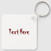 Halloween Bloody Moonlight Nightmare Sleutelhanger (Achterkant)