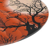 Halloween Bloody Moonlight Nightmare Snijplank (Hoek)