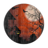 Halloween Bloody Moonlight Nightmare Snijplank (Voorkant)