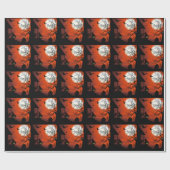 Halloween Bloody Moonlight NightmareWrapping paper Cadeaupapier (Vlak)