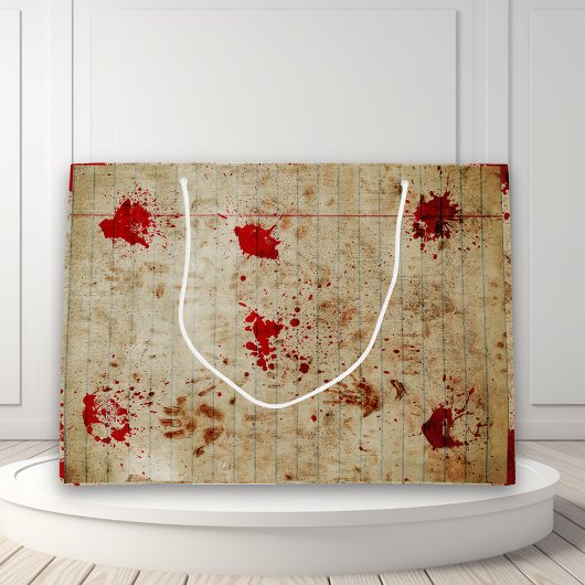 Halloween Bloody Red Bloed Schrikbarend Groot Cadeauzakje
