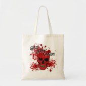 Halloween Bloody Skull gepersonaliseerde tas (Voorkant)