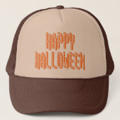 Halloween Blox-tekst Trucker Pet (Voorkant)