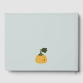 Halloween Blue Ghost Little Boo any age Birthday Gastenboek (Achterkant)