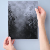 Halloween Blue Mist Sky met Ravens Flyer (Hand)
