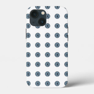 Halloween Blue Polka Dot Eyes Case-Mate iPhone Case