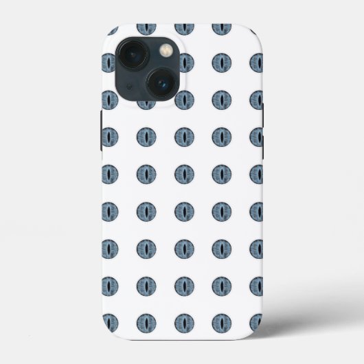 Halloween Blue Polka Dot Eyes Case-Mate iPhone Case (Achterkant)