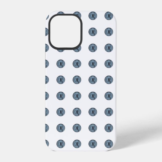 Halloween Blue Polka Dot Eyes iPhone Hoesje (Achterkant)