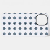 Halloween Blue Polka Dot Eyes iPhone Hoesje (Achterkant horizontaal)