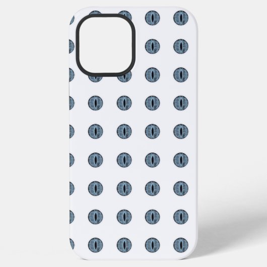Halloween Blue Polka Dot Eyes iPhone Hoesje (Achterkant)