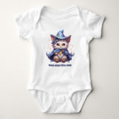 Halloween Blue Witch Kitten Romper (Voorkant)
