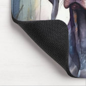 Halloween Bluetick Coonhound With Pumpkins Scary Muismat (Hoek)