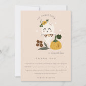 Halloween Blush Ghost Little Boo any Age Birthday Bedankkaart (Voorkant)