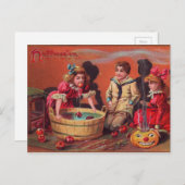 Halloween Bobbing voor appels Briefkaart (Voorkant / Achterkant)