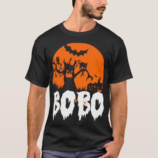 Halloween Bobo Scary 31 oktober cadeau T-shirt (Voorkant)