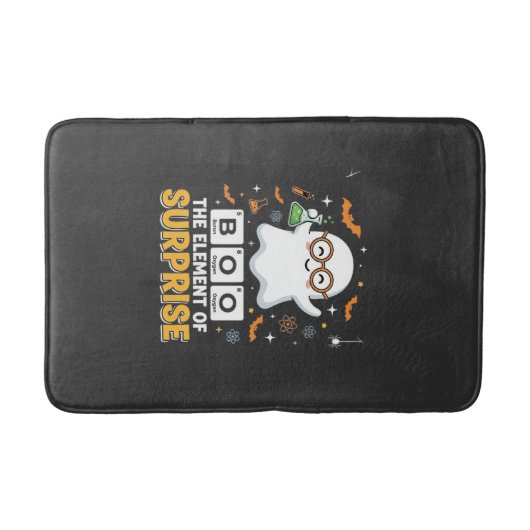 Halloween Boe Element van Verrassing Geest Ontwerp Badmat (Voorkant)