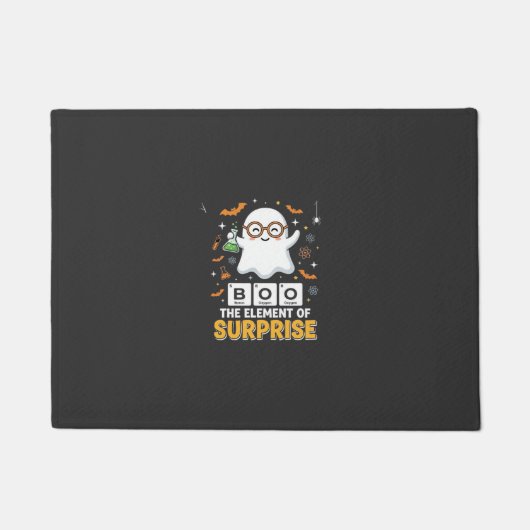 Halloween Boe Element van Verrassing Geest Ontwerp Deurmat (Voorkant)