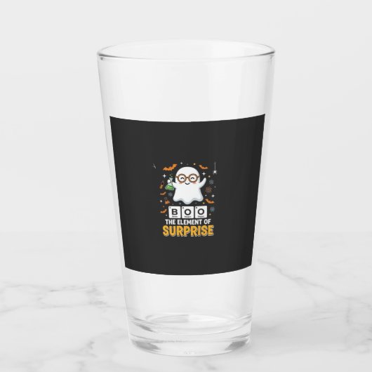 Halloween Boe Element van Verrassing Geest Ontwerp Glas (Voorkant)
